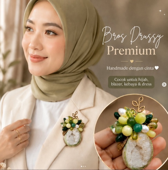 Arunika Druzzy Brooch